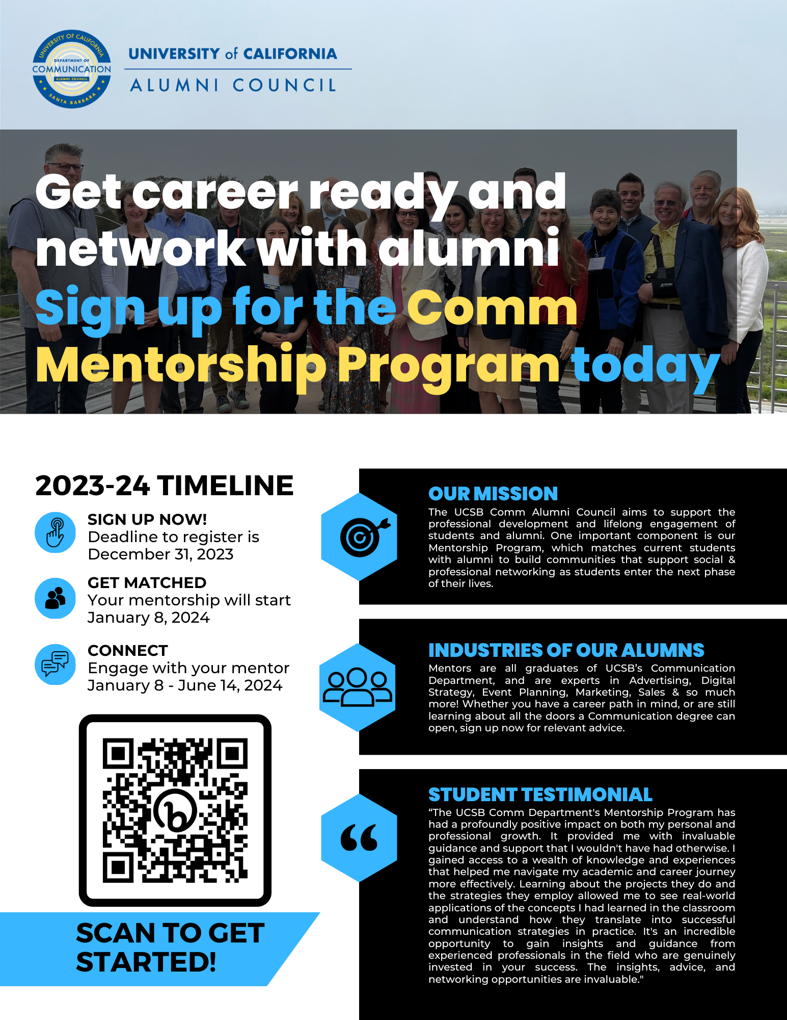 UCSB Comm Alumni Mentoring Program
